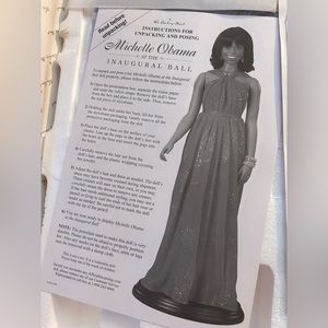 The Danbury Mint Michelle Obama at the Inaugural Ball Doll